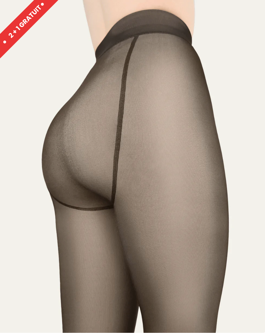 Collant Polaire Transparent Femme