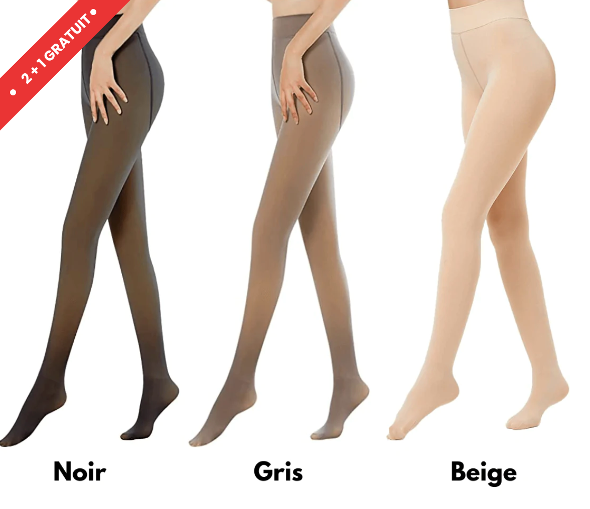 Collant Polaire Transparent Femme